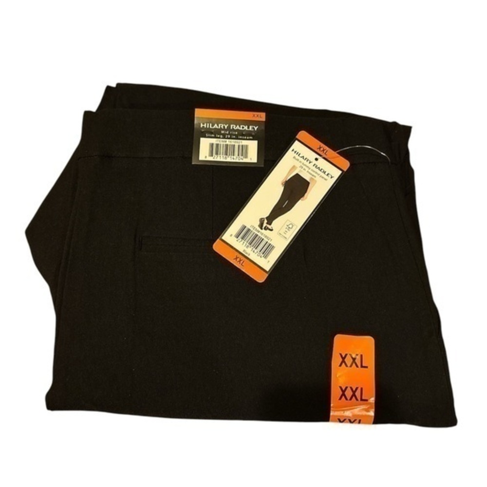 Hilary Radley Women's Built-in Tummy Control Panel Pull On Pants - XXL